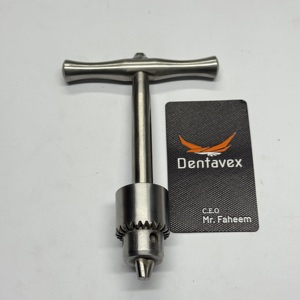 หัวจับแบบมีรูเจาะชนิด T-Handle Jacobs พร้อมกุญแจ สำหรับเครื่องมือสัตวแพทย์ คุณภาพดี จากบริษัท Dentavex - Product Image 5