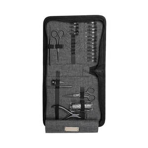 Kit d'outils élégants pour extensions capillaires avec perles, pinces, outils de séparation, pinces de pose pour extensions de cheveux naturels en acier inoxydable - Product Image 3
