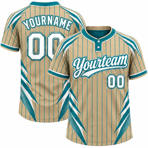 Uniforme de Béisbol al Por Mayor de Fábrica, el Más Vendido, 100% Poliéster, Diseño Personalizado, Camiseta de Béisbol para Hombre, Jersey de Béisbol Personalizado - Product Image 1