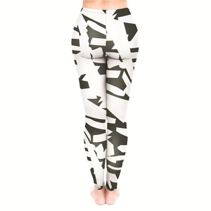 กางเกงเลกกิ้งเอวสูงปานกลาง รุ่น 2026 สำหรับออกกำลังกาย วิ่ง ระบายอากาศได้ดี ยืดได้สี่ทิศทาง เนื้อผ้าหนา ลายดอกไม้ ผ้าไหมนม เอวยางยืด - Product Image 3