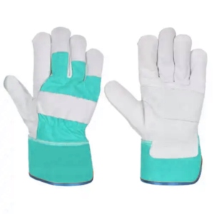 Gants de sécurité canadiens de haute performance pour monteurs, en cuir pleine fleur confortable, certifiés CE, avec manchette de sécurité anti-vibration, 11 oz - Product Image 2