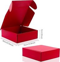 Boîtes en carton ondulé écologiques et recyclables WOOUP BXT50 avec fermeture magnétique et poignée pour la présentation de produits avec marquage personnalisé