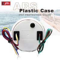 Compteur de vitesse GPS 2-en-1 noir 85 mm (3 3/8 pouces) pour voiture et bateau, avec tachymètre, indicateur de direction et odomètre, compatible course automobile, jusqu'à 160 MPH