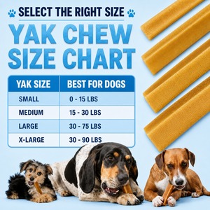 Friandises à mâcher en gros pour chiens et chats, en fromage de yak naturel de l'Himalaya, longue durée, pour le divertissement, avec soutien au calcium, riches en protéines, sans gluten, OEM ODM - Product Image 3