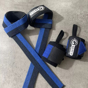 Ensemble de bandes de maintien pour poignets en néoprène et élastiques et de sangles de musculation avec design antidérapant et léger pour l'entraînement unisexe - Product Image 1