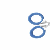 Ciseaux de pêche micro de 3 pouces, coupe-ligne tressé, lames dentelées en acier inoxydable pour ligne tressée, monofilament et fluorocarbone