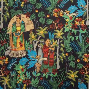 ชุดกิโมโนผ้าฝ้ายสำหรับผู้หญิง ลายพิมพ์บล็อกดอกไม้ ระบายอากาศได้ดี เหมาะสำหรับใส่นอนและสวมใส่สบายๆ ที่บ้าน - Product Image 5