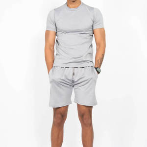 Hot Selling Multi Pockets Regular Fit Design Men Twinset Casual Wear Crew Neck Short Sleeve Soft Breathable Fabric Men <b>Twin</b> <b>Set</b> - Product Image 2