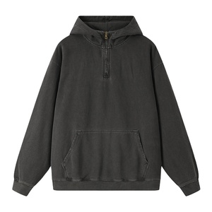 Sweat-shirt à col rond pour homme, coupe classique, couleur unie, style décontracté, style streetwear, polaire d'hiver, impression numérique, directement de l'usine - Product Image 3
