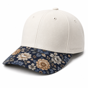 Gorra de Béisbol de Algodón Personalizada con Visera Estampada Floral |   Gorra de Papá con Bordado 3D en Relieve, Fabricante y Proveedor al por Mayor OEM ODM - Product Image 5