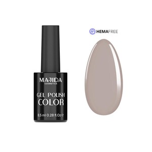 Majida Gel <b>Polish</b> Color 8,5 Ml <b>Beige</b> Hema Free <b>Nails</b> Care - Product Image 1