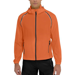 Mens Softshell Motorcycle Windbreaker <b>Jacket</b> with Zipper Waterproof Eco-Friendly <b>Lightweight</b> Custom Branding for <b>Running</b> 2027 - Product Image 2