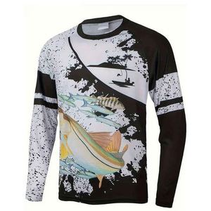 T-shirts de pêche personnalisés en gros, fabricant OEM, fournisseur, polyester, séchage rapide, marque privée, en vrac - Product Image 1