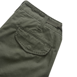 กางเกงคาร์โก้ผู้ชายทรงหลวม ผ้าแคนวาส ขากว้าง สตรีทแวร์ ชุดทำงาน กางเกงคาร์โก้แบบมีกระเป๋าเยอะ  รับผลิตตามแบบ OEM - Product Image 4