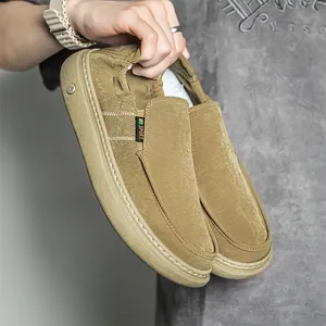 Mocasines Verdes Sin Cordones para Hombre - Zapatillas Planas de Lona Suave, Zapatos Casuales, Zapatos de Conducir para Primavera, Ideales para el Trabajo, Viajes y el Día a Día - Product Image 6