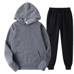 Ensemble de survêtement personnalisé pour homme, pull-over athlétique deux pièces, haut de sport à manches longues, pantalon assorti, léger, pour l'entraînement, la course à pied - Product Image 2
