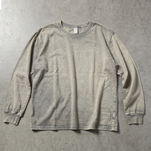 เสื้อยืดคอกลมแขนยาวผู้ชาย ลายมัดย้อม ผ้าฝ้าย 100% ทรงปกติ สไตล์วินเทจ - Product Image 5