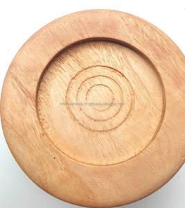 <b>Rustic</b> Paulownia Wood Bowl Handcrafted Decorative Wooden Bowl for Kitchen <b>Table</b> Home Display - Product Image 1