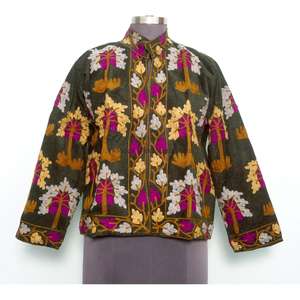 Chaqueta de invierno bordada a mano, la más vendida, para mujer, acolchada, ecológica, resistente al viento, 100% algodón, talla única - Product Image 1