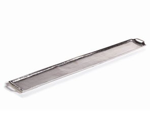 Bandeja de Servicio de Aluminio Fundido Hecha a Mano con Patrón Artístico para Decoración de Hogar de Lujo y Uso en Servicios de Hostelería - Product Image 1