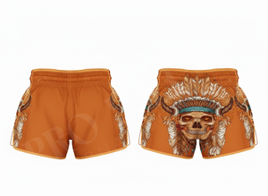 Shorts de Muay Thai personnalisés en polyester léger de haute qualité pour la lutte, le karaté, la boxe, le MMA, avec broderie personnalisée pour la salle de sport - Product Image 5