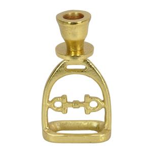 Juego de Portavelas de Plata y Oro con Forma de Estribo de Caballo, Precio de Fábrica al por Mayor, Portavelas Hecho a Mano, Venta Caliente - Product Image 2