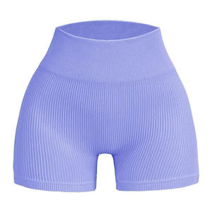 Shorts de yoga 2-en-1 pour femmes, taille haute, anti-exposition, double couche, séchage rapide, coupe ample, jambes larges, pour la course et la gym - Product Image 4