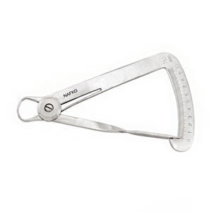 Premium Silver Degree Gauge Thickness Spring Caliper Pocket Precision Degree Gauge 10mm Stainless Steel Jewelry Making <b>Tools</b> - Product Image 1