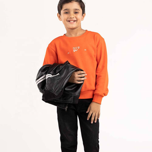 Sudadera Unisex con Cuello Redondo, de Poliéster y Algodón, Personalizada, con Forro Polar, Diseño Bordado, para Adultos, Color Sólido, Cuello Redondo, Invierno - Product Image 6