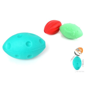 Yommy TPR Rugby Dog Chew Toy 6cm 10cm Pallina da Gioco per Cani - Product Image 2