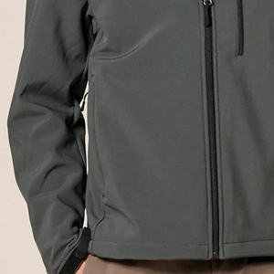 Custom Logo Design Winter Wear Softshell <b>Jacket</b> Men's Clothing Windproof <b>Fleece</b> <b>Lined</b> Zip Up Softshell <b>Jacket</b> - Product Image 5