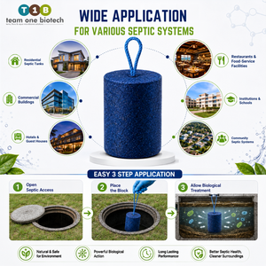 Bloque de Bacterias para Fosas Sépticas, Tratamiento Biológico Natural, Proveedor OEM y de Marca Privada - Product Image 3