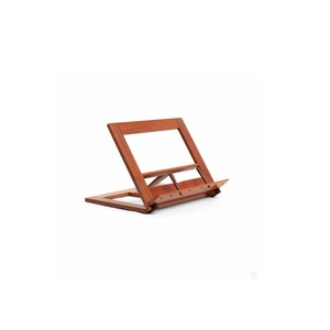 Support de livre en bois réglable, pliable et portable, support de lecture de documents de bureau, support pour ordinateur portable et tablette - Product Image 1