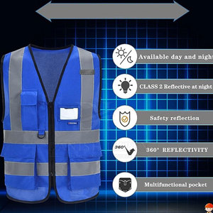 Meilleur gilet de sécurité imperméable pour le travail, confortable, nouveau design, fourniture d'usine, vêtements de travail haute visibilité - Product Image 4