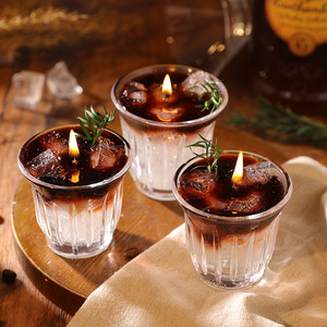 LANJO Gel & Soy Wax Layered <b>Candle</b> Aesthetic Iced Coffee <b>Candle</b> Gift for Coffee Lovers <b>Small</b> and Large Sizes - Product Image 4