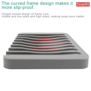 Support à Savon Innovant en Silicone de Haute Qualité avec Drainage Automatique – 1 ou 2 Pièces – Nouveau Design - Product Image 4
