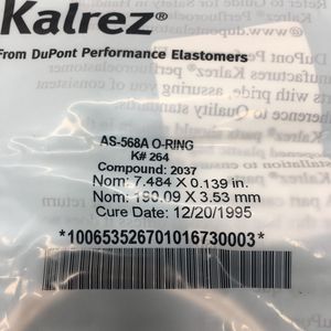 โอริง KALREZ รุ่น AS-568A K # 264,COMPOUND:2037,AS-568A-26 - อุปกรณ์และชิ้นส่วนเซมิคอนดักเตอร์ระดับโลกที่เชื่อถือได้ - Product Image 2