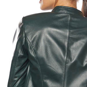 Vêtements d'hiver pour femmes, veste en cuir de mouton respirante et imperméable, best-seller, logo personnalisé, prix de gros d'usine - Product Image 6