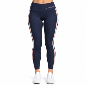 Leggings de yoga décontractés respirants en tissu coton/bambou sans couture, taille mi-haute, taille et design personnalisables pour adultes - Product Image 2