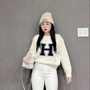 Suéter de Mujer en Mezcla de Lana, Abrigo Largo de Punto, 35% Viscosa, 35% Nailon, Nuevo Diseño de Moda - Product Image 5