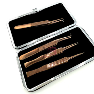 Pinzas para Pestañas con Punta Suave para Extensión de Pestañas, Sensación Cómoda, Pinzas para Pestañas de Volumen - Product Image 4