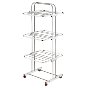Séchoir à linge pliable multifonctionnel, support de séchage portable pour intérieur et extérieur, organisateur de vêtements, gain de place, rangement domestique - Product Image 1