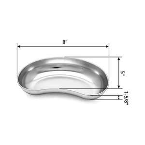 CE Certified Multi Purpose Kidney Shape Tray 6 8 <b>10</b> <b>12</b> Inches Stainless Steel Kidney Shaped Bowl Reusable by MED INNOVATIONS - Product Image 4