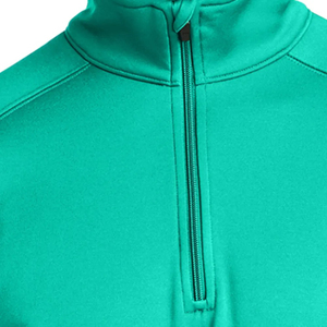Unisex Quarter <b>Zip</b> <b>Hooded</b> Fleece Sweatshirt 100% Cotton Pullover Casual Sportswear Lightweight Breathable Loose Fit Embroidered - Product Image 2
