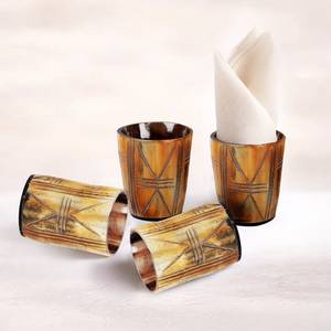 Coupe en verre en forme de corne de Viking, artisanale, en agate, de haute qualité, artisanat naturel, pour boire, design animal poli, meilleur grossiste - Product Image 4