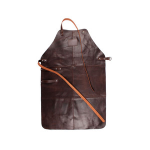 Tablier de cuisine/boucher sans manches en cuir de vachette pleine fleur, résistant à l'eau, en coton, de haute qualité, robuste et tendance, personnalisable, vente en gros - Product Image 3