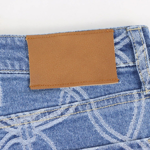 Ensemble veste et pantalon en jean pour femme, coupe décontractée, couleur unie, automne, longueur cheville, deux pièces - Product Image 3