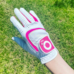 Guante de golf de cuero Cabretta para mano izquierda, antideslizante, con cierre de velcro, unisex, para deportes. - Product Image 4