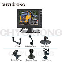 Monitor de Vehículo AHD HD de 5.6 Pulgadas con Pantalla IPS, Compacto, para Visión Trasera de Camiones, 12V-24V, para Autobuses, Montacargas, Monitoreo de Seguridad para Trabajo Pesado