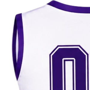 Uniforme de Porristas Personalizado por el Fabricante, Top Morado sin Mangas con Cuello en V, Ropa Deportiva para Danza, Actuaciones, Equipos y Competiciones - Product Image 3